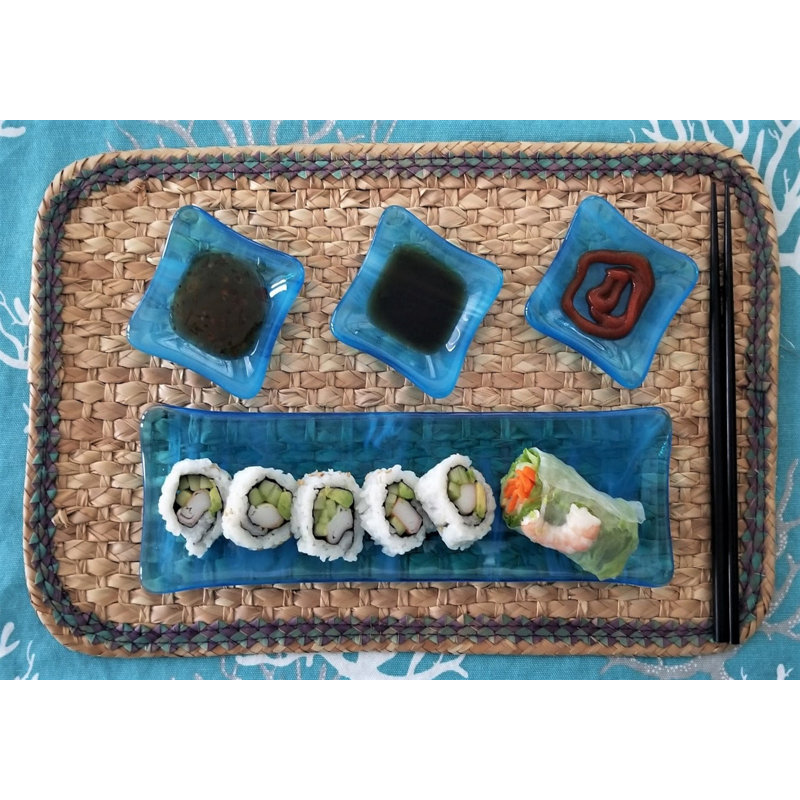 Handmade Glass Serving Set
