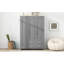 Armoire 3 portes avec armoires et tringles suspendues