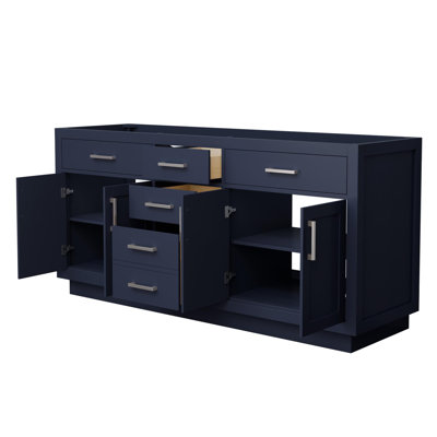 Beckett 71" Freestanding Double Bathroom Vanity Base Only