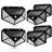 100 LED Solar Power Wall Lights Outdoor Waterproof Motion Sensor Security Light for Garden Garage