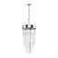 4-Light 12" Round Convertible Flush Crystal Chandelier-320256737