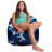 Bean Bag Chair for Kids, Teens and Adults, Structured Comfy Bean Bag Seat for Living Rooms, Bedrooms And Basements, Sonoma Lounge Chair, Multiple Colors and Fabrics-448913448