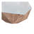 38"Three-Dimensional Embossed Pattern Design American Retro Style Coffee Table,White Tabletop(Same SKU:W757102838, W757P151417, W757P305010)