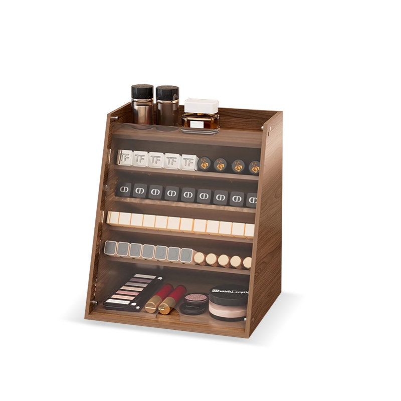 Wooden Makeup Organizer For Vanity