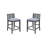 Graham 3-Piece Small Space Counter Height Dining Table With Shelves And 2 Chairs-1039084632