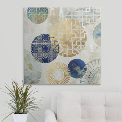 Gold Ring " Gold Rings I " Graphic Art Print