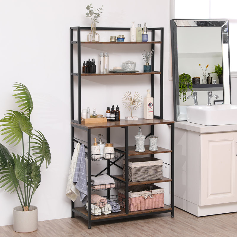 Étagère de boulanger 31,5 po standard en fer avec compatibilité micro-ondes