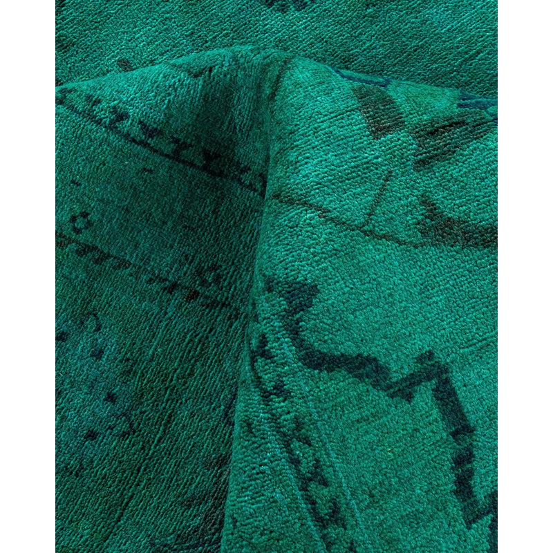 Overyed One-of-a-Kind Rectangle 8'2" X 10'4" Hand Knotted Area Rug