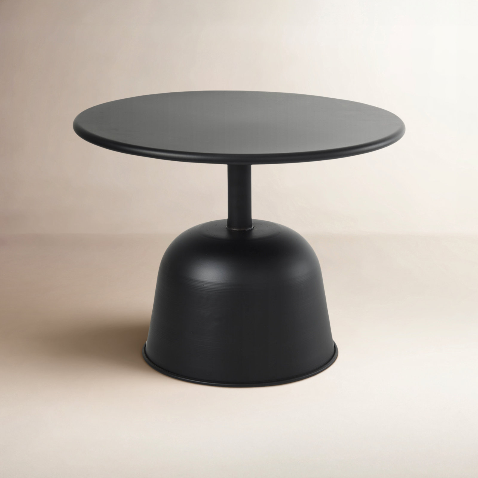 August Iron End Table, 14.8"H x 19.7"L x 19.7"W