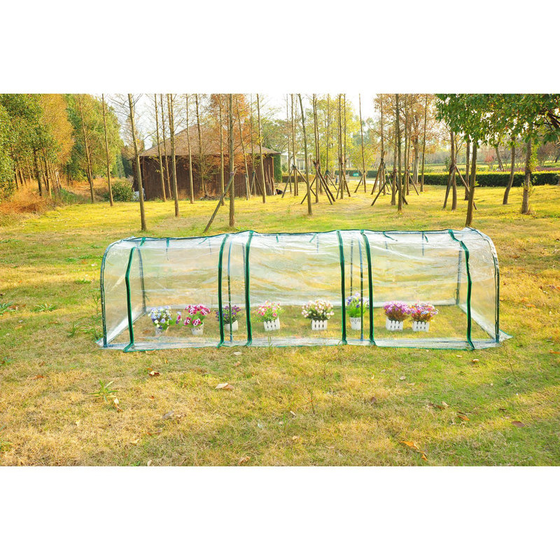 Sechrist 3m W x 1m D Poly Tunnel Greenhouse
