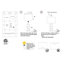 Ensemble de lampes de table 21,5 "Loranger Mizpah-1229814738