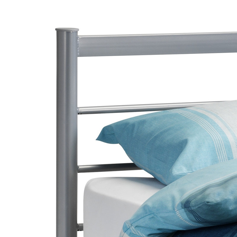 Cioffi Metal Bed, Double (4'6), Solid Wood