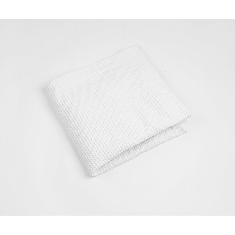 WAFFLE MATELASSE, WHITE, QUEEN, Queen Quilt