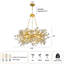 Lustre rond en cristal véritable 31,5 "K9-1385962261