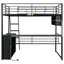 Lit mezzanine en métal avec DEL-2089876100