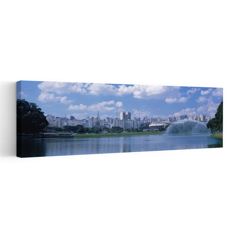 Art contemporain, ville, Ibirapuera Park, H 12 po x l 36 po