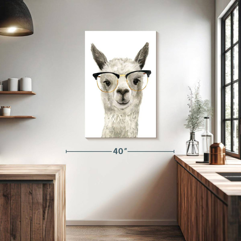Brampt Hip Llama I, 39" H x 26" W