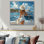 Anae Woman Influencer On A Yacht II - art mural femme