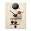 Waning With The Moon Circular Retro Geometrics-99636083