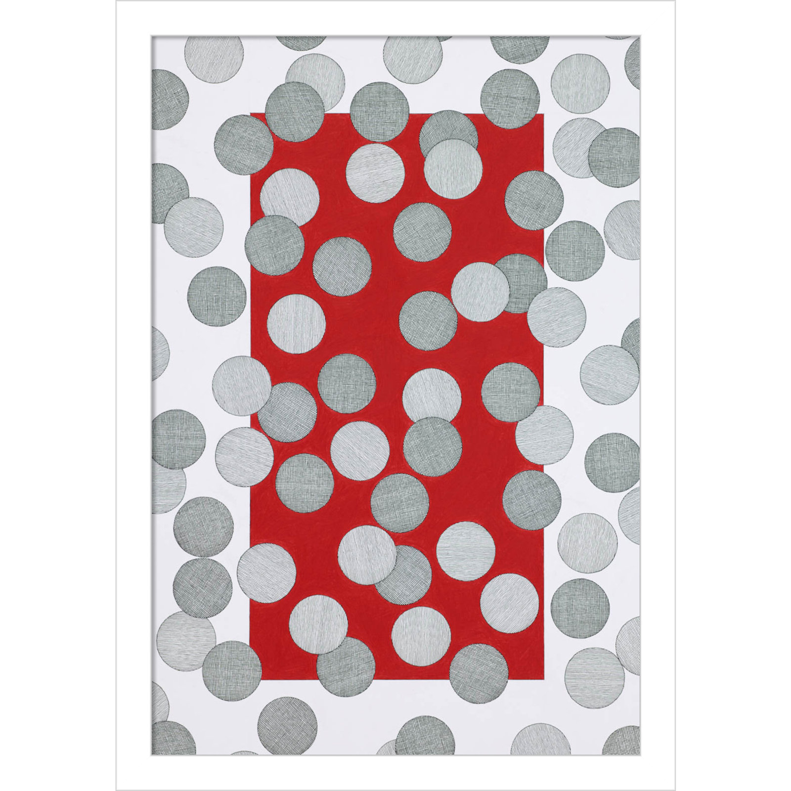 Over the Hills and Far Away Print, White, 17" H x 12" W x 1" D