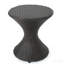 Outdoor 16-inch Multi-brown Wicker Hourgla Side Table