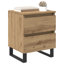40 cm W Steel Bedside Table