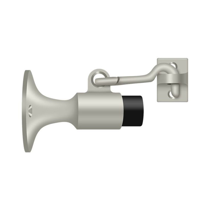 Door Stop, Brushed Nickel