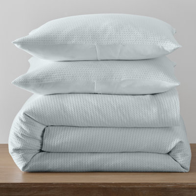 Felix Waffle Cotton Duvet Cover Set