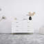 Commode blanche, commode haute brillance