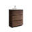24" Bathroom Vanity In Walnut - Stylish With Massive Storage And Silent Performance Modern Feature Abundant-800925916-800925913