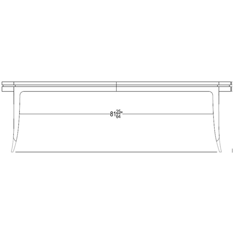 Caracole Classic Maple Metal Base Dining Table