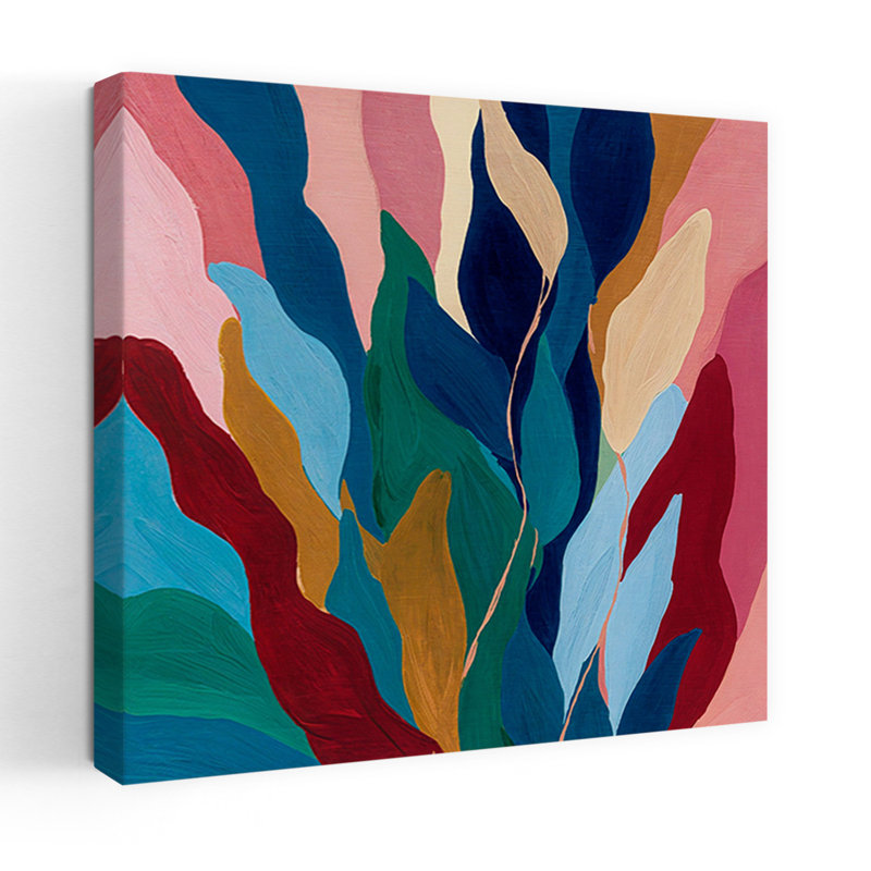 Art contemporain, art contemporain abstrait, H 18 po x l 18 po