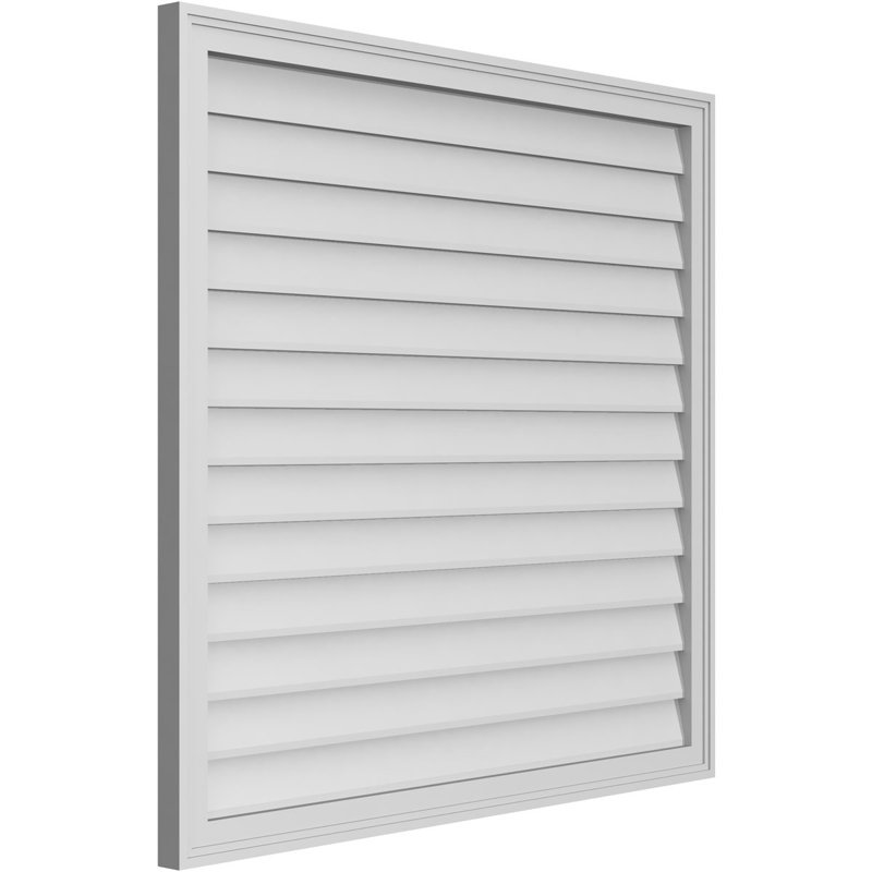 Cadre en brique, brun clair apprêté, H 40 po x l 42 po x P 1,5 po