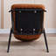 Chaise d'appoint orange à dossier solide (ensemble de 2)-317215493