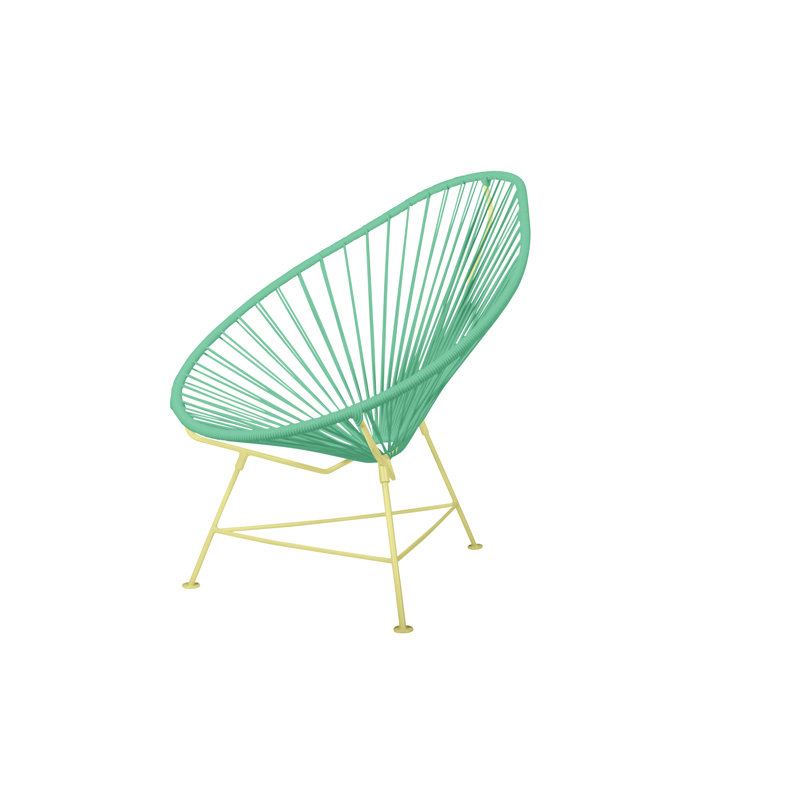 Chaise de jardin, Menthe / jaune
