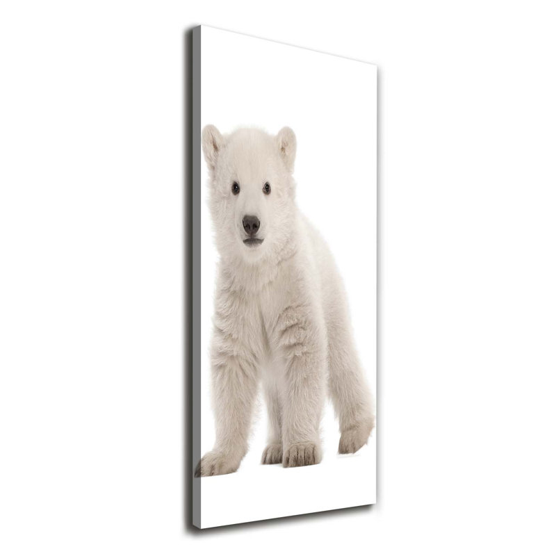 A Polar Bear - Wrapped Canvas Print