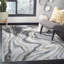 Tapis abstrait gris / doré Swindle-1491764433