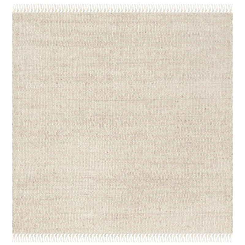Fitzwater Hand Woven Jute Area Rug, Carré 4 pi