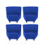 Chaises de coin modulaires Kid Comfort, ensemble de 4 - bleu-124164483