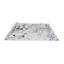 Tapis blanc / bleu / brun tissé à la machine Corralitos-37100186