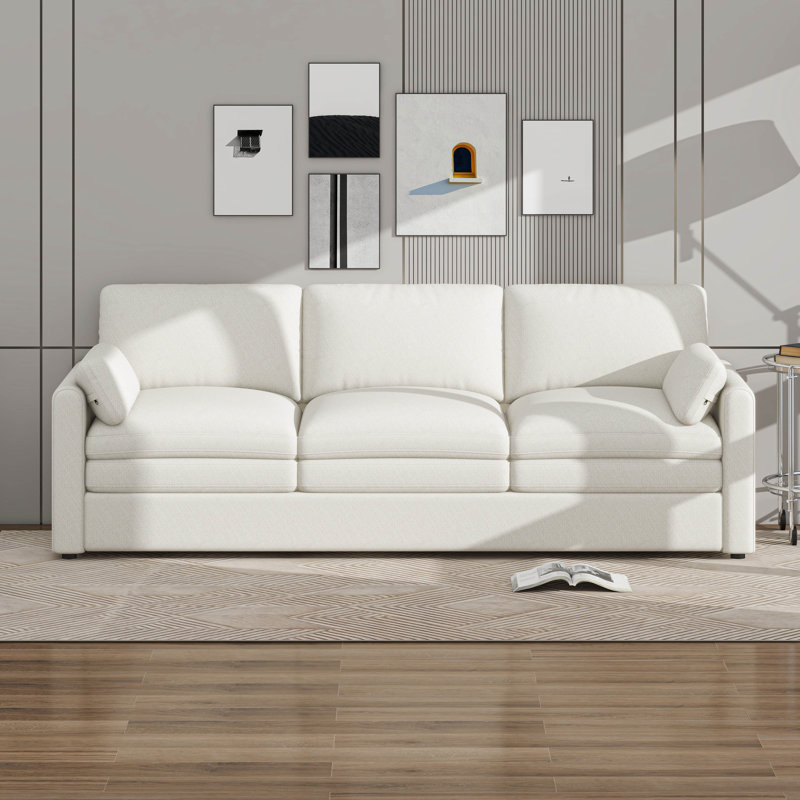 Canapé confortable à 3 places Cozy, Beige