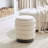 14.6" Wide Round Storage Ottoman