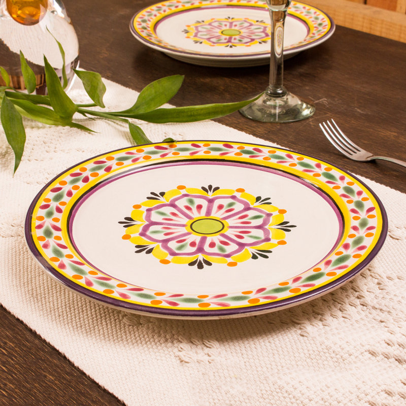 Assiettes à manger 11" lavande majolica Mcmullan