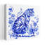 Tigre chinois chinois abstrait, art mural contemporain-1579390424
