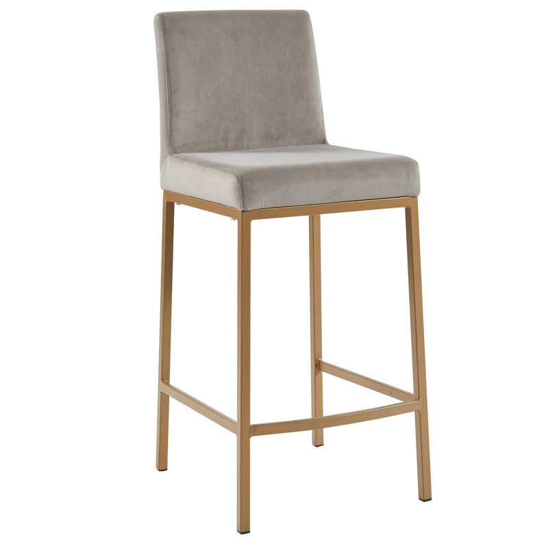 Tabouret de comptoir de 26 po Barquentine, Or mat