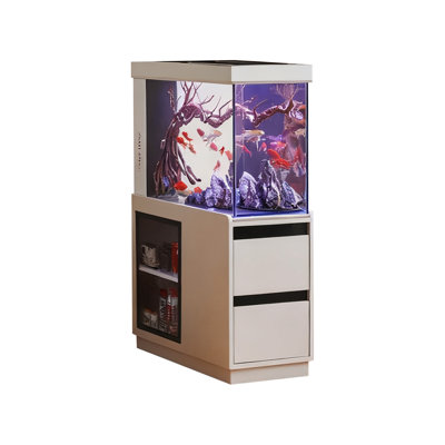 28-34 Gallon Manufactured Wood Aquarium for ornamental With Power Outlets
