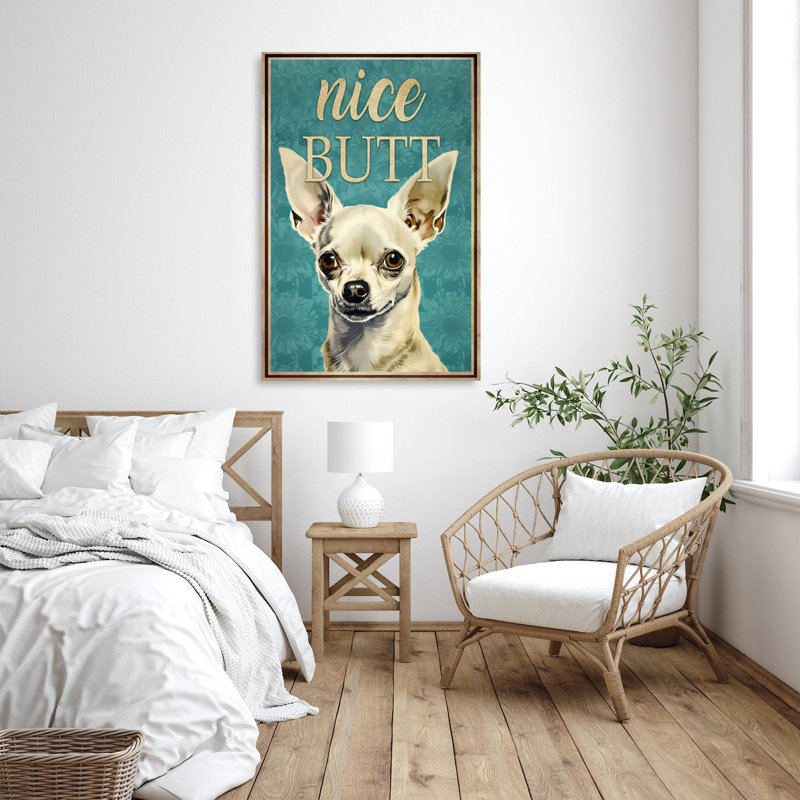 Impression sur toile Chihuahua, H 36 po x l 24 po x P 1,25 po