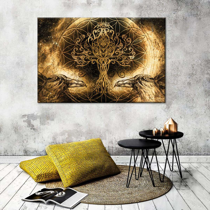 " Abstract Tree Of Life ", 8" H x 12" W x 1" D