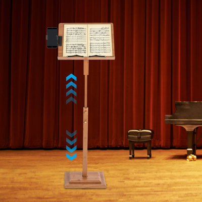 Meuble audio-vidéo réglable avec support pour téléphone Stefka