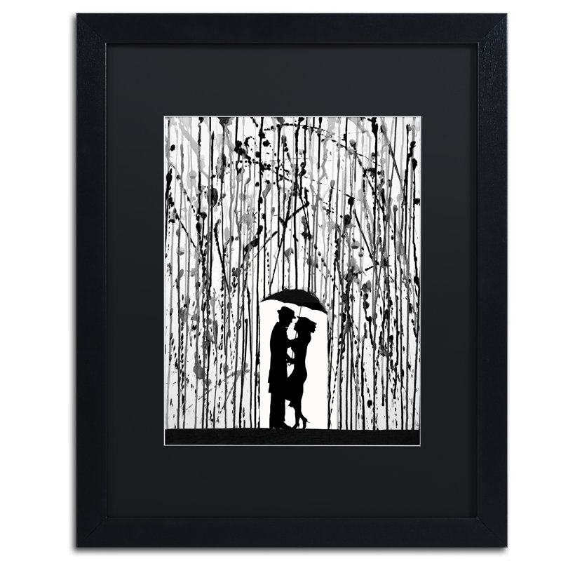 Reproduction d'art sur toile encadrée par Henry, H 20 po x l 16 po x P 0,5 po, Blanc, Cadre noir
